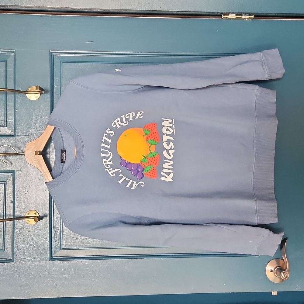 Stussy All Fruits Ripe Kingston Blue Sweatshirt
